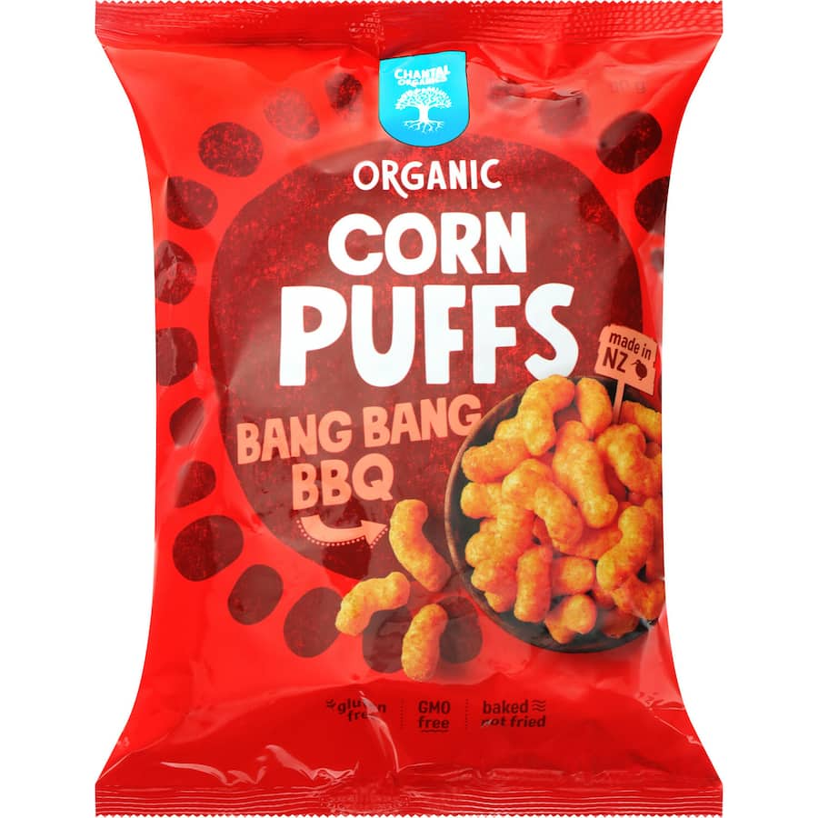 Chantal Organics Corn Puffs Bang Bang Bbq