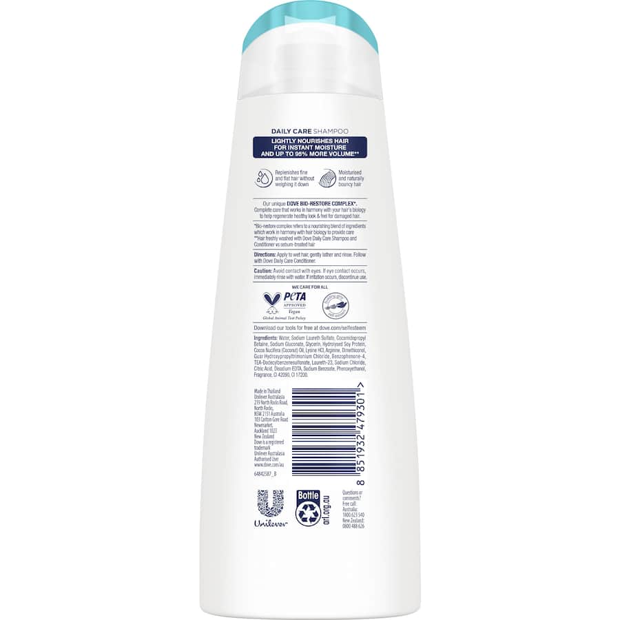 Dove Shampoo Daily Care 350mL