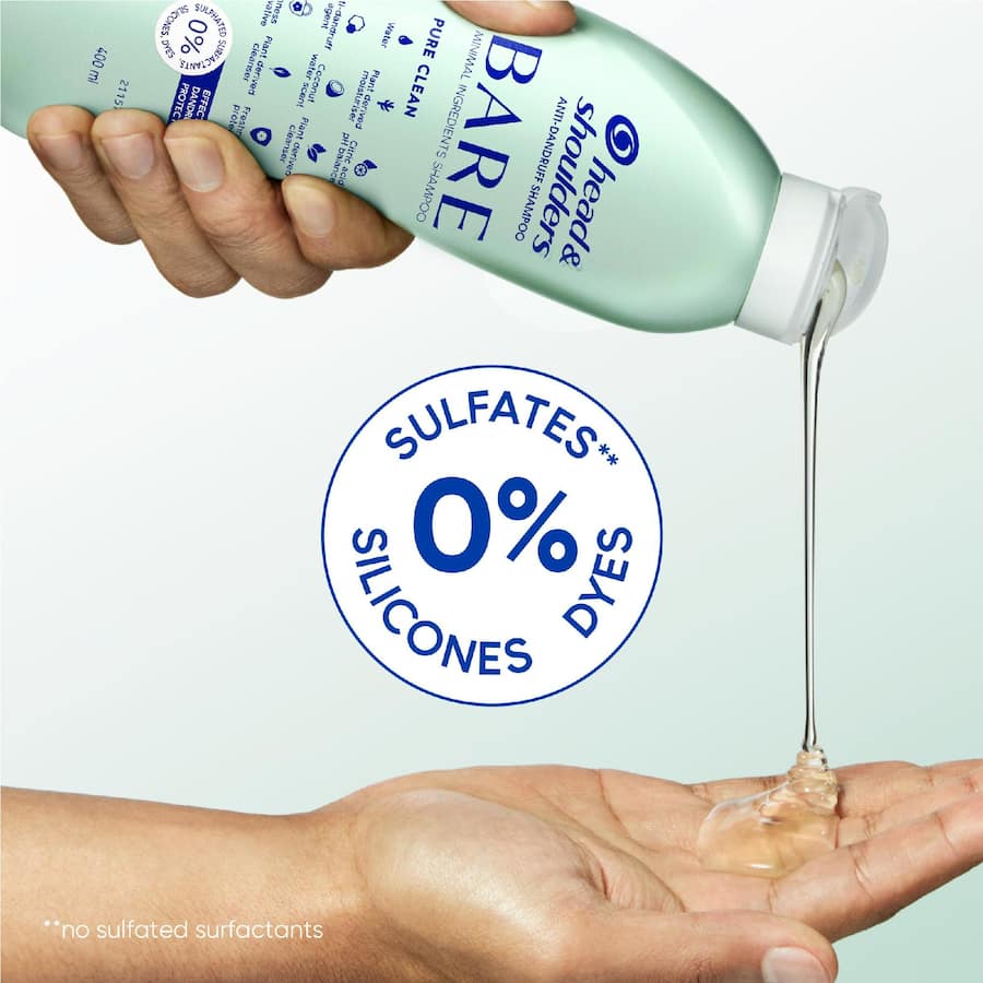 Head & Shoulders Bare Shampoo Pure Clean 400mL