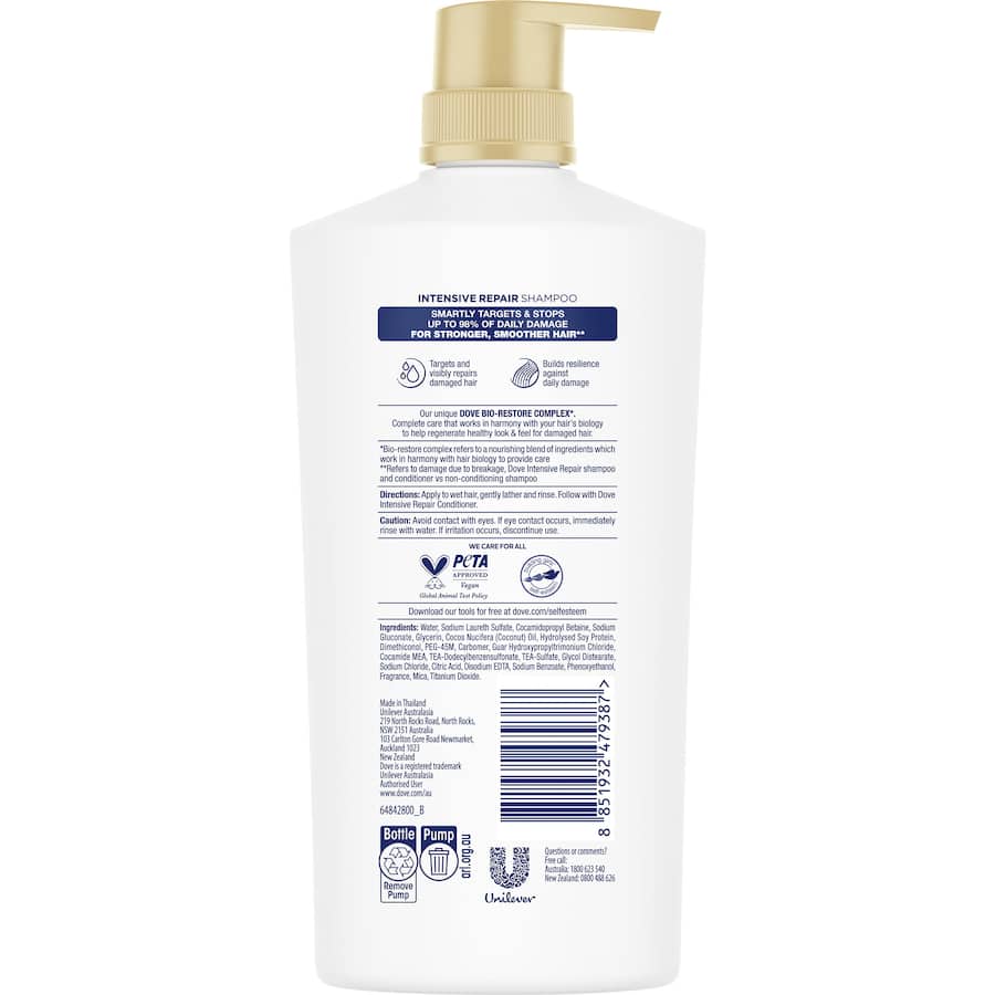 Dove Shampoo Intensive Repair 850mL