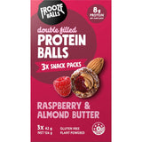 Frooze Balls Protein Snack Balls Raspberry & Almond Box 3x42g
