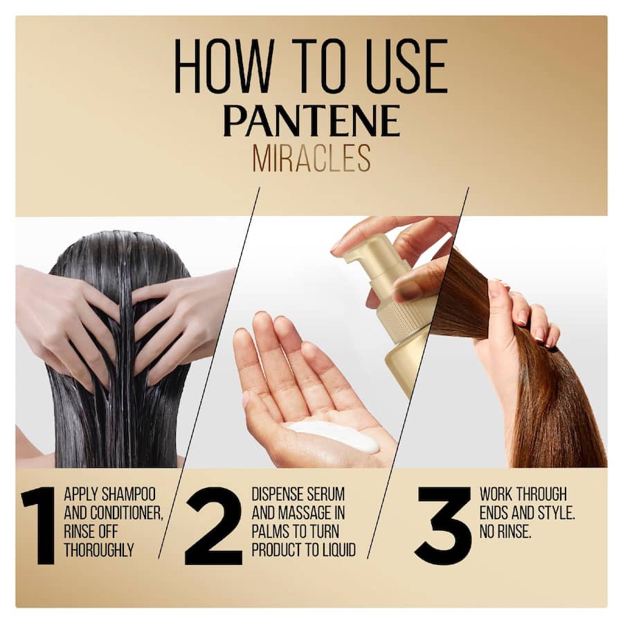 Pantene Hair Milk To Water Serum Hyaluron Hydration Lock 140mL