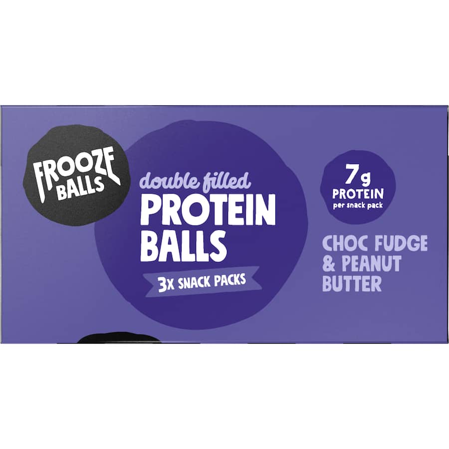Frooze Balls Protein Snack Balls Choc Fudge & Peanut Butter