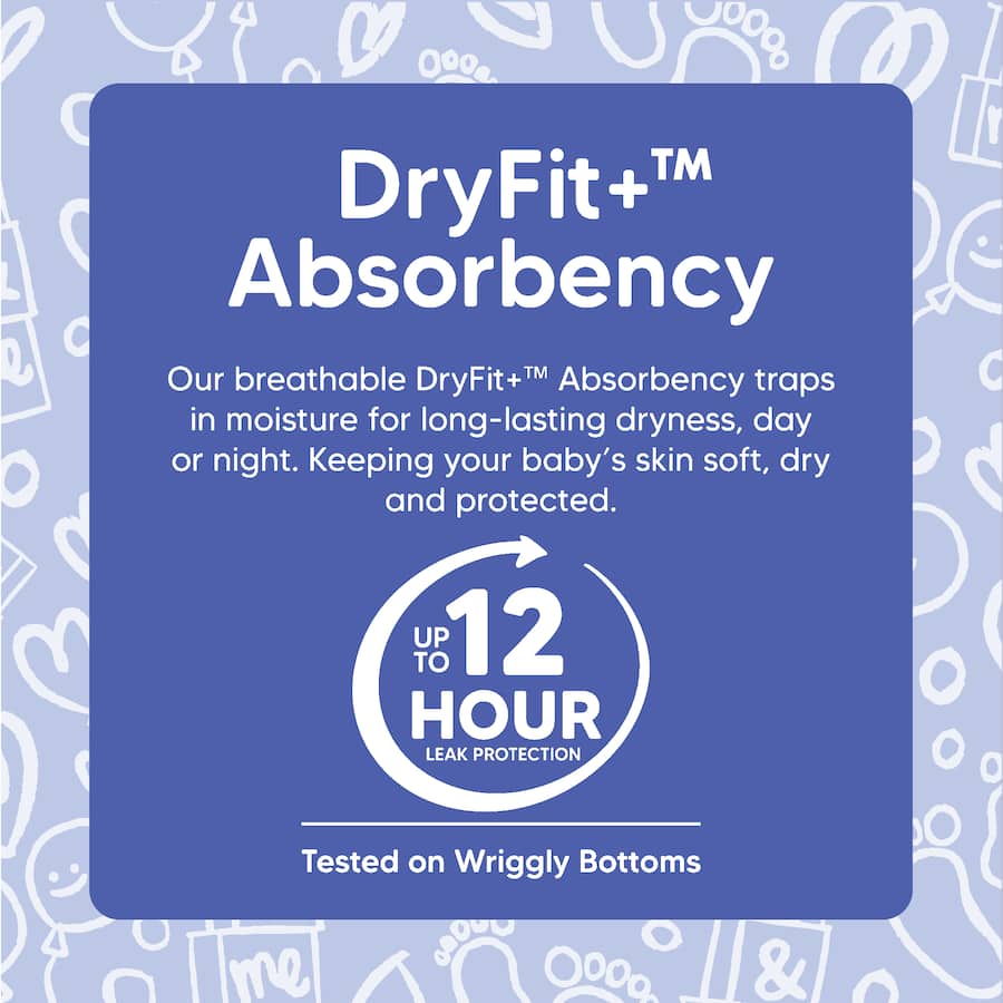 Cute & Co Newborn Nappies Boys & Girls Up To 5kg 54pack