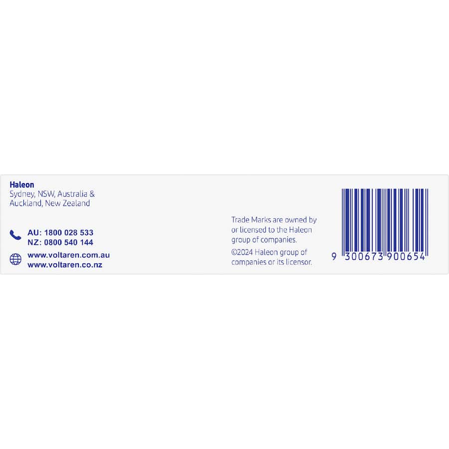 Voltaren Pain Relief Gel 12 Hourly 30g
