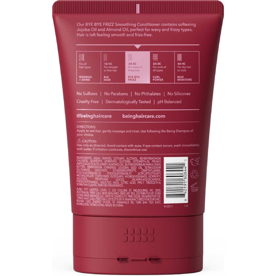 Being Bye Bye Frizz Conditioner Smoothing 354mL