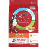 Purina One Adult Dry Dog Food Chicken & Rice Bag 2.5kg
