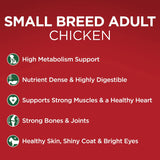 Purina One Small Breed Adult Dry Dog Food Chicken Bag 2.5kg