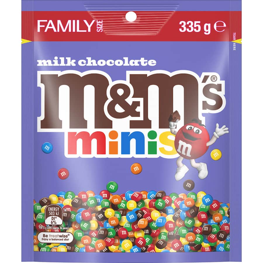 M&m's Minis Chocolate Share Pack  335g