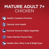 Purina One Mature Adult 7+ Dry Dog Food Chicken Bag 2.5kg