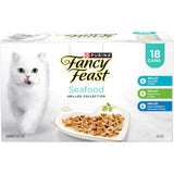 Fancy Feast Grilled Collection Wet Cat Food Seafood 18 x 85g