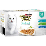 Fancy Feast Grilled Collection Wet Cat Food Seafood 18 x 85g