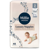 Millie Moon Nappies Infant Boys & Girls 4-8kg Size 2 48pack