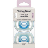 Tommee Tippee Soother Ultra Light Night 6-18mth - 2 pack