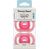 Tommee Tippee Soother Ultra Light Night 18-36m - 2 pack