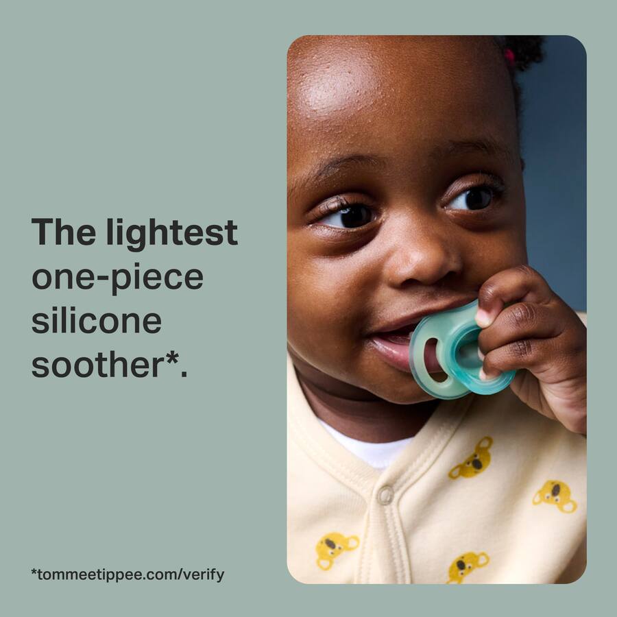 Tommee Tippee Soother Ultra Light Night 18-36m - 2 pack