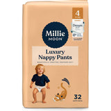 Millie Moon Luxury Nappy Pants Boys & Girls 10-15kg Size 4 32pack
