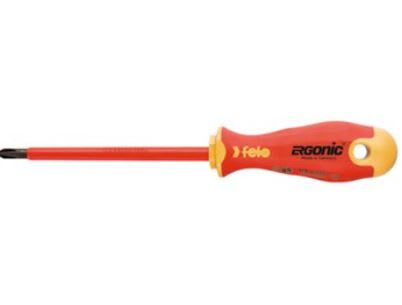 Felo 400 Insulated Ergonic Screwdriver (1000V) Flat 5.5 x 125mm