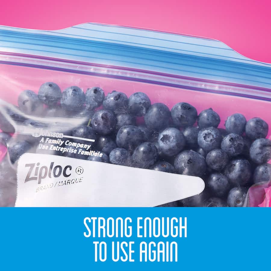 Ziploc Freezer Bags Jumbo Size Xl 10pack