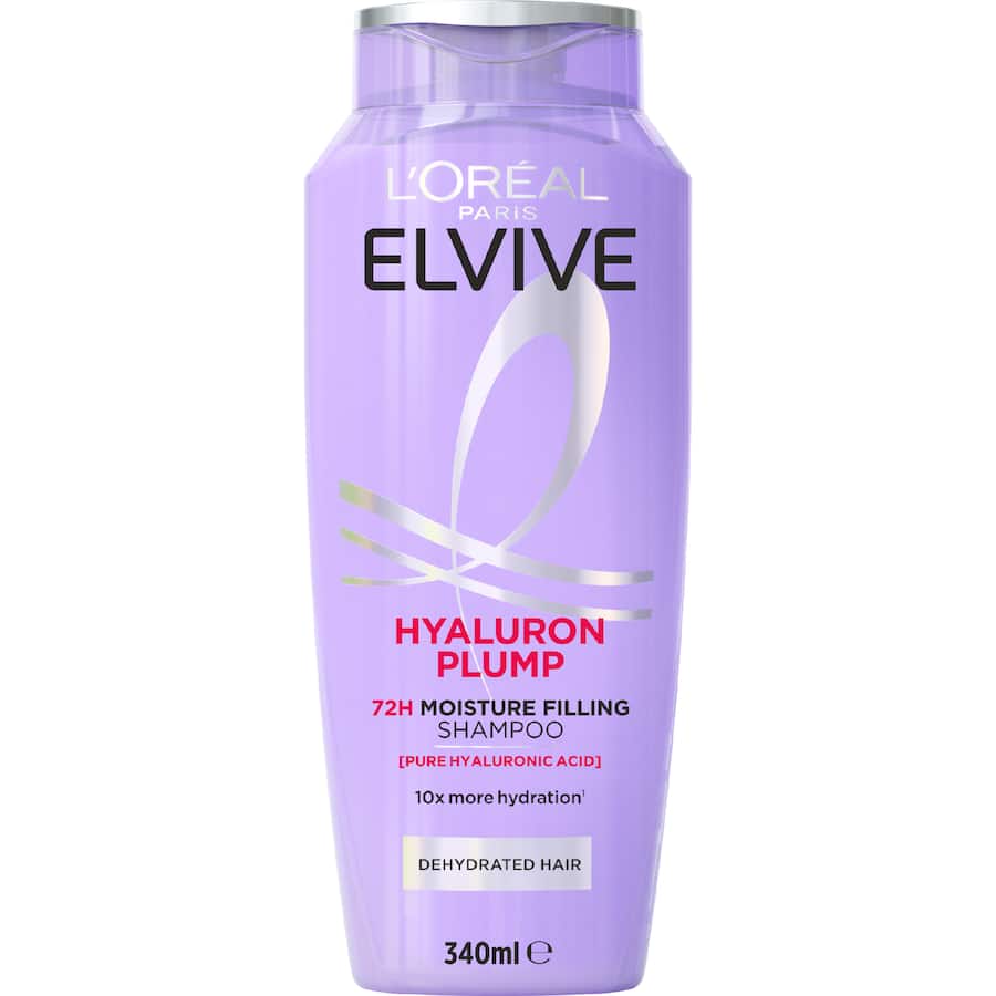 Loreal Elvive Shampoo Hyaluron Plump 72h Moisture 340mL