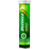 Berocca Energy Effervescent Tablets Pinelime Crush Flavour 15pack