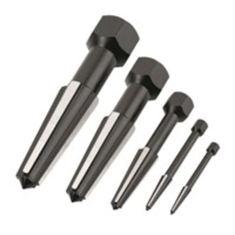 Rennsteig Dual Edge Screw Extractor Set - 5pc, featuring high-strength steel extractors for easy removal of damaged screws and bolts.