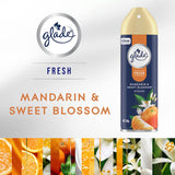 Glade Air Freshener Fresh Mandarin & Blossom 210g