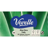 Vevelle Facial Tissue 3 Ply Aloe Vera - 95 pack