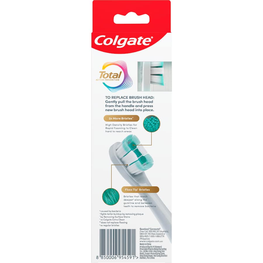 Colgate Total Battery Toothbrush Refills  2pack