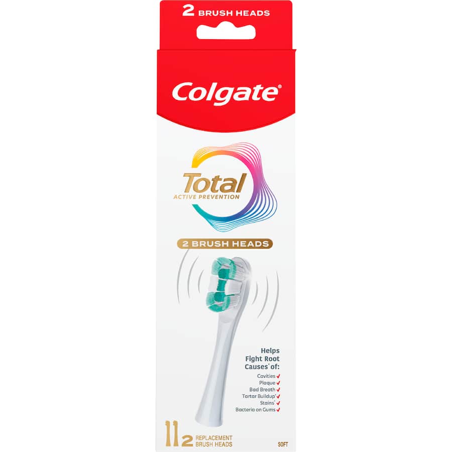 Colgate Total Battery Toothbrush Refills  2pack