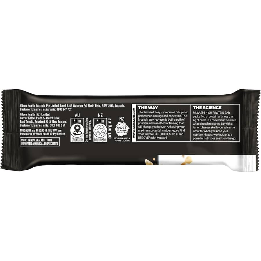 Musashi High Protein Bar Lemon Cheesecake 90g