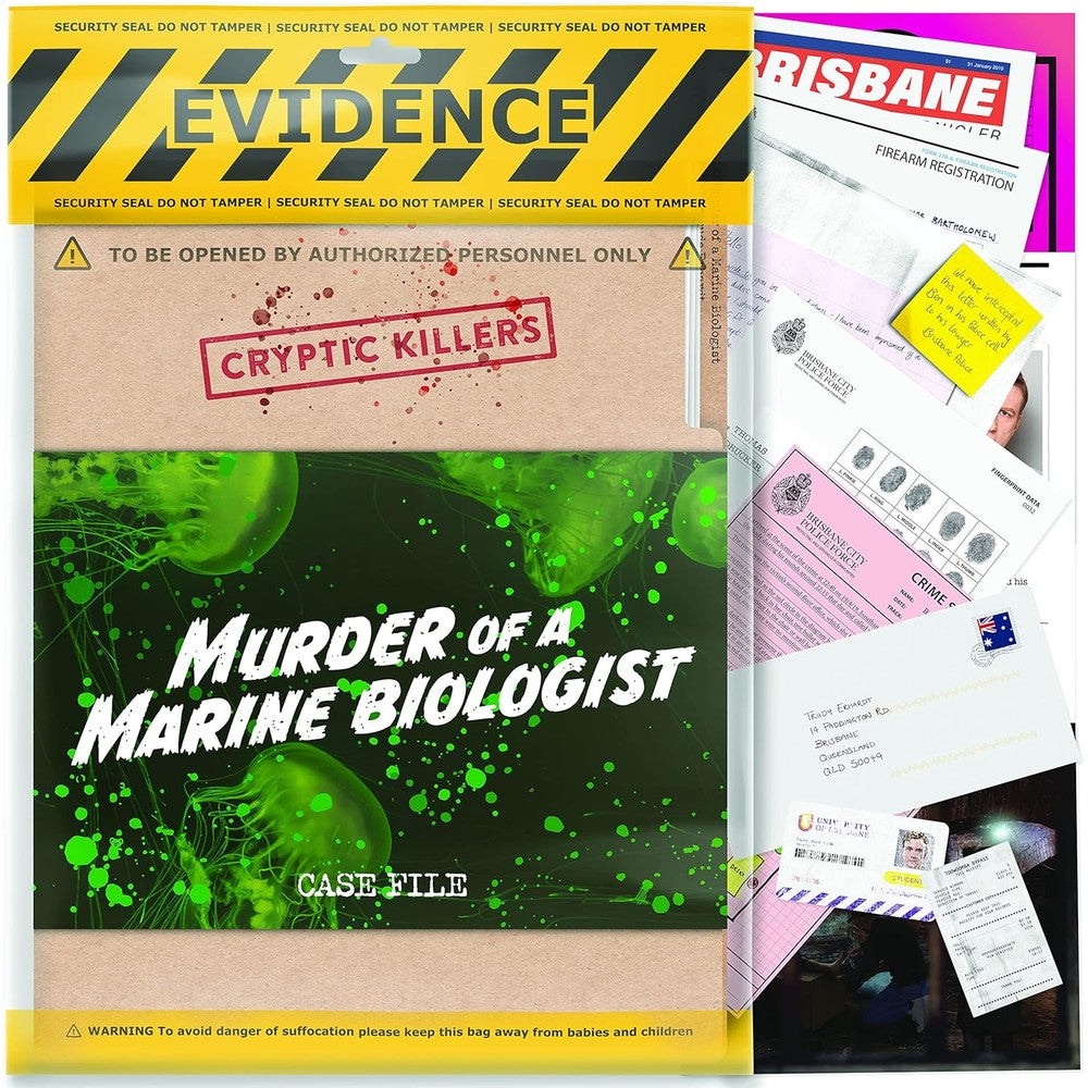 Cryptic Killers - Murder of a Marine Biologist - Board Game