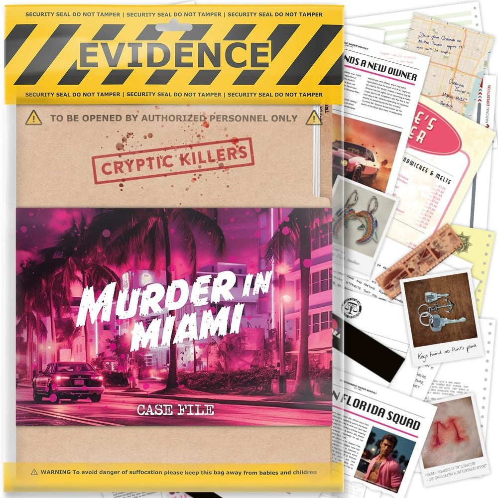 Cryptic Killers - Murder in Miami - Board Game