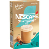 Nescafe Coffee Sachets Creamy Coconut Latte 8pack