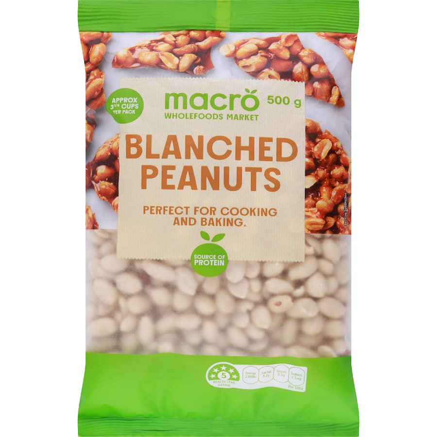 Macro Peanuts Blanched - 500g