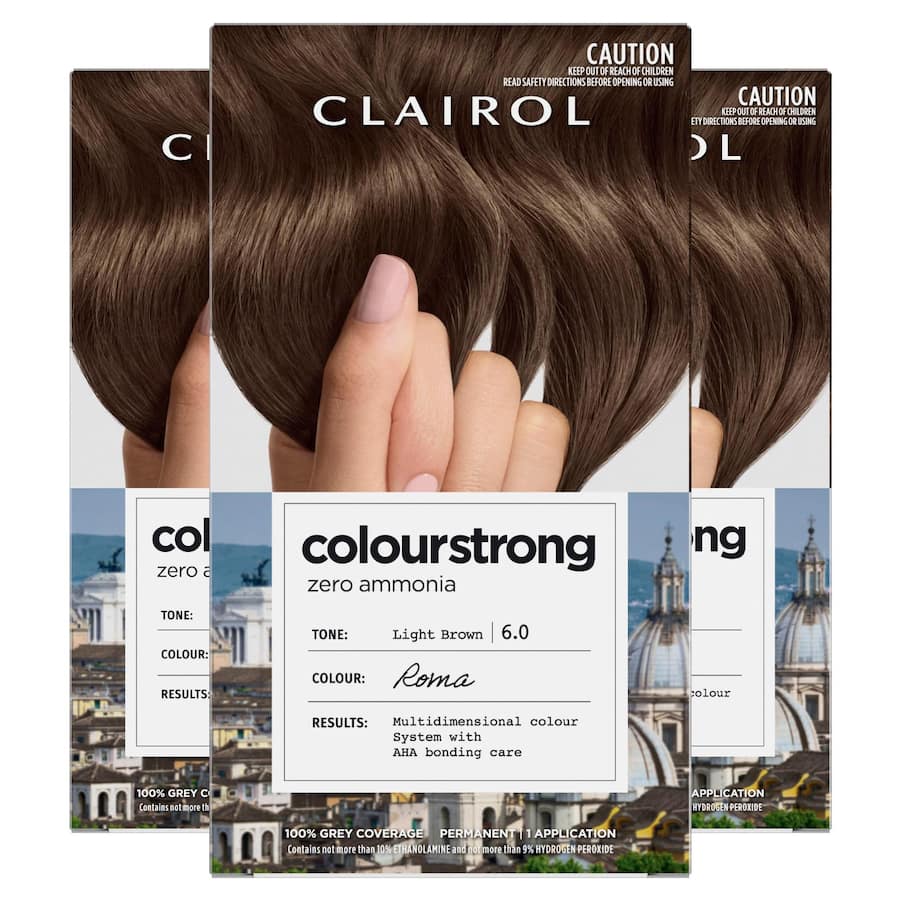 Clairol Colourstrong Hair Colour Light Brown 6.0 1pack