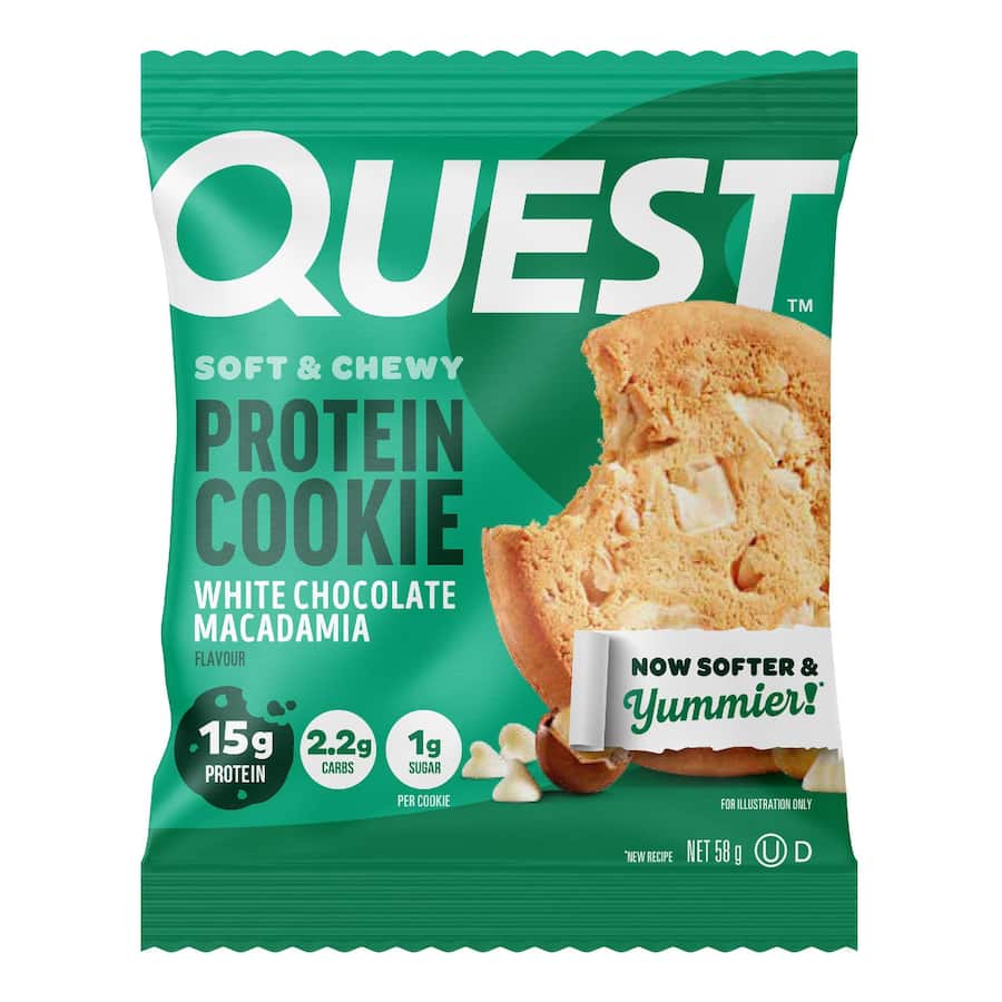 Quest Protein Cookie White Chocolate Macadamia 58g