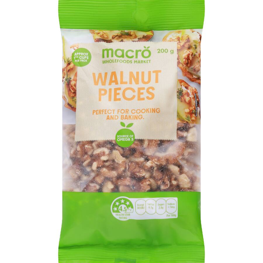 Macro Walnut Pieces - 200g