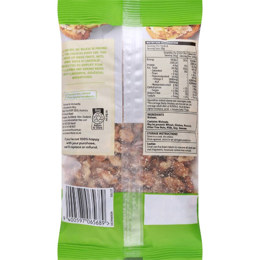 Macro Walnut Pieces - 200g