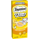 Temptations Creamy Spoons Cat Treats Tasty Chicken & Cheesy Cheese 4x10g
