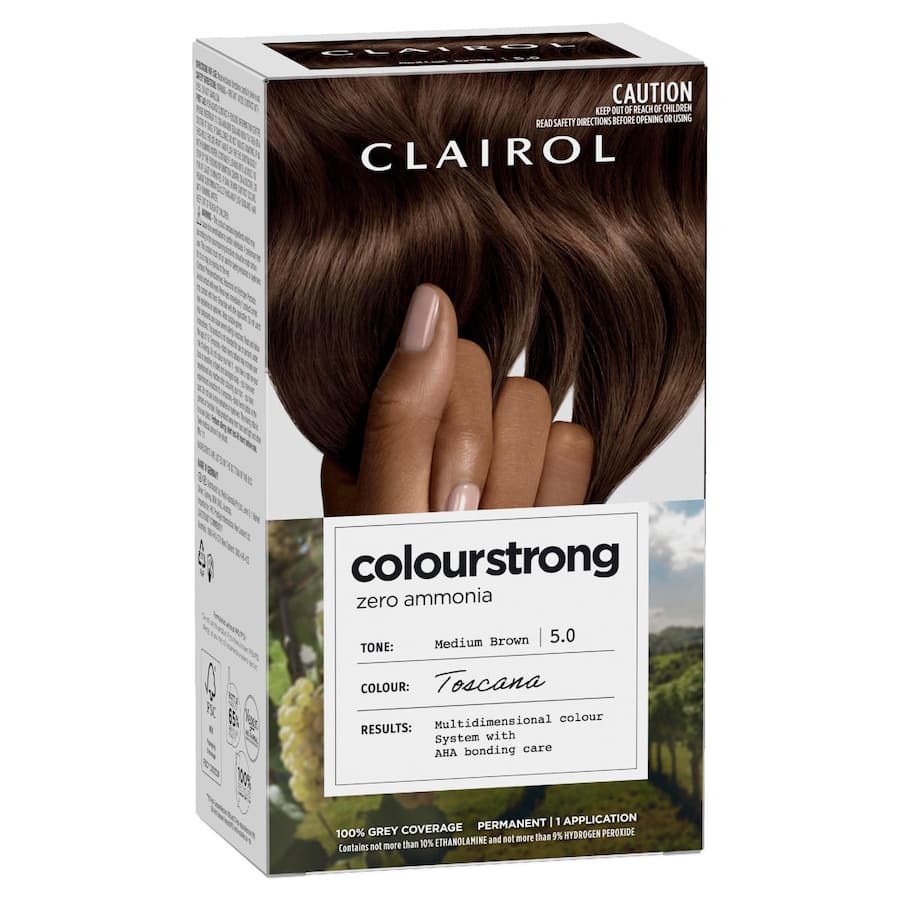 Clairol Colourstrong Hair Colour Medium Brown 5.0 1pack