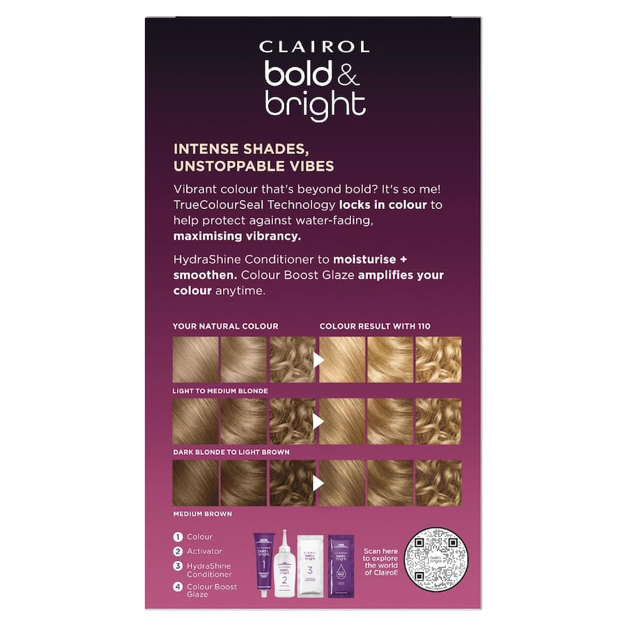 Clairol Bold & Bright Hair Colour Pi?a Colada 110 1pack