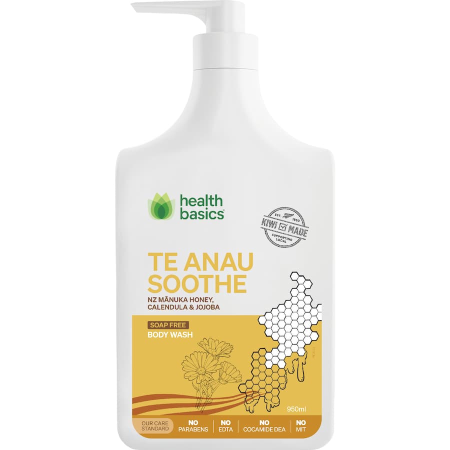 Health Basics Body Wash Te Anau Soothe 950mL