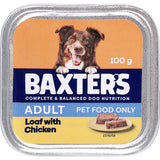 Baxter's Wet Dog Food Adult Loaf With Chicken Aluminium tray 100g