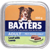 Baxter's Wet Dog Food Adult Loaf With Lamb Aluminium tray 100g