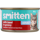 Smitten Wet Cat Food Beef In Gravy 85g
