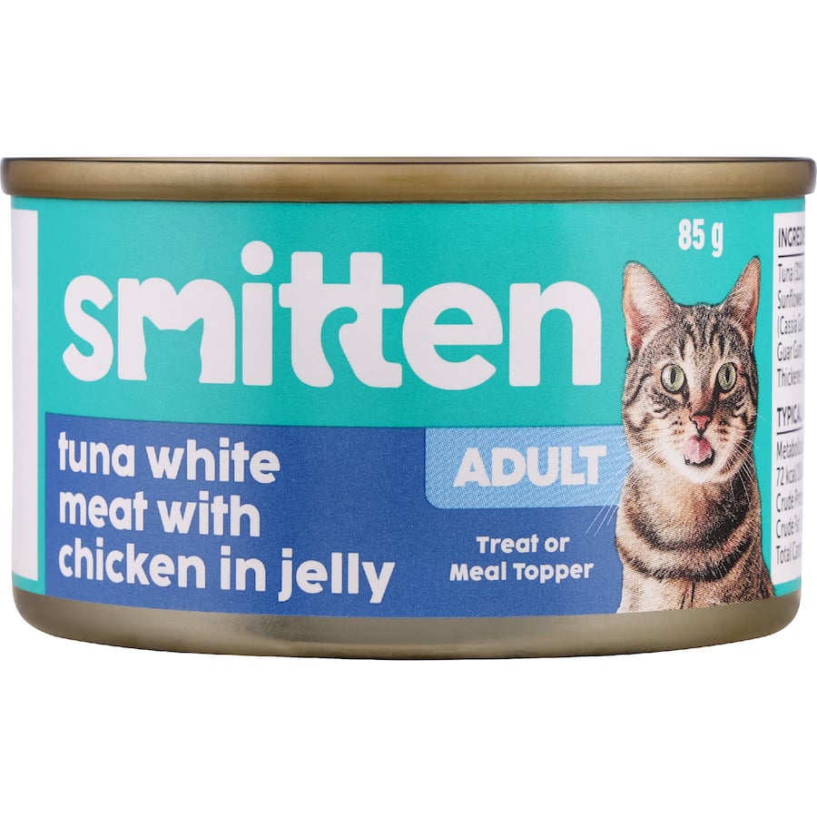 Smitten Wet Cat Food Tuna Whitemeat In Jelly 85g