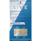 Schwarzkopf Live Colour Hair Colour Post Bleach Toner Ice White T1 - 1pack