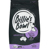Billie's Bowl Adult Dry Dog Food Aussie Beef Bag 8kg