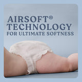 Huggies Pure & Sensitive Nappies Infant Boys & Girls 4-8kg Size 2 74pack